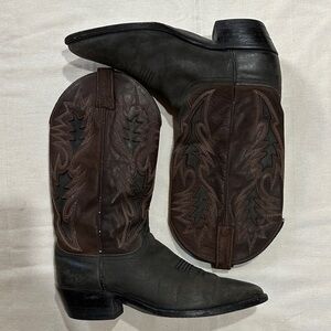 Vintage Dan Post cowboy boots